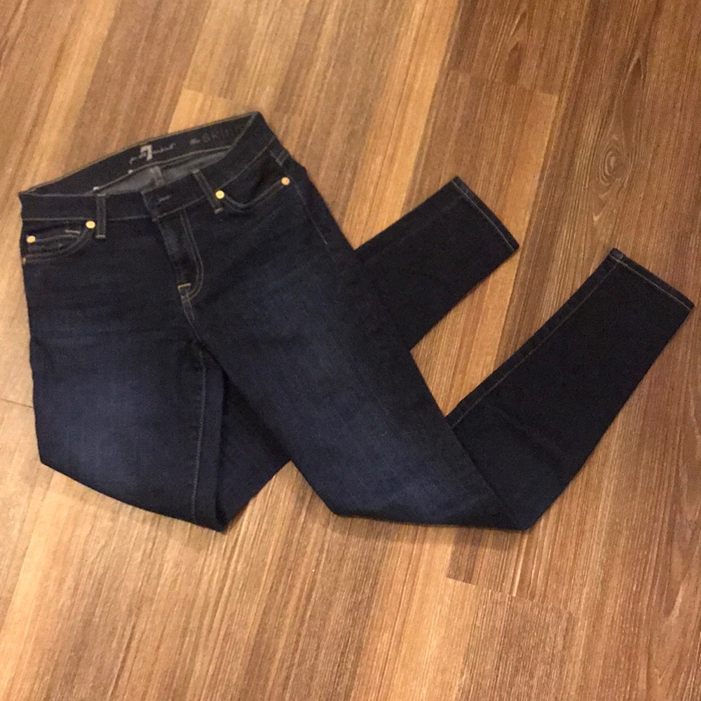7 FOR ALL MANKIND | skinny ankle length jeans